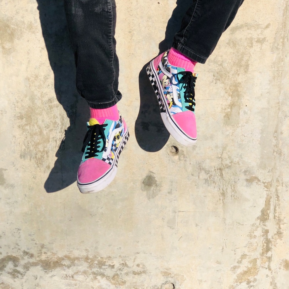 Mickey Mouse 90th anniversary vans